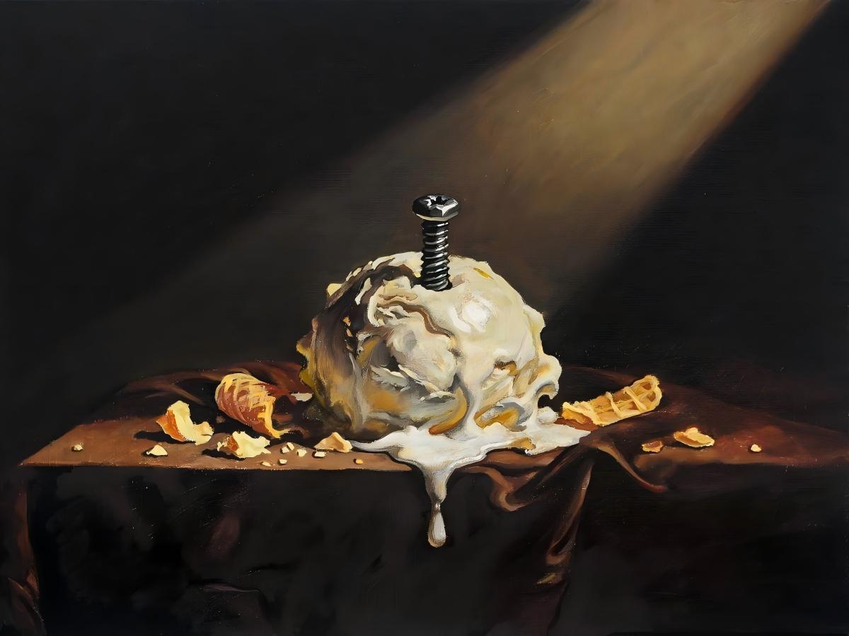 Sweetness in Chains(18''x 24''/ 45 x 60 CM/Frameless Stretch)