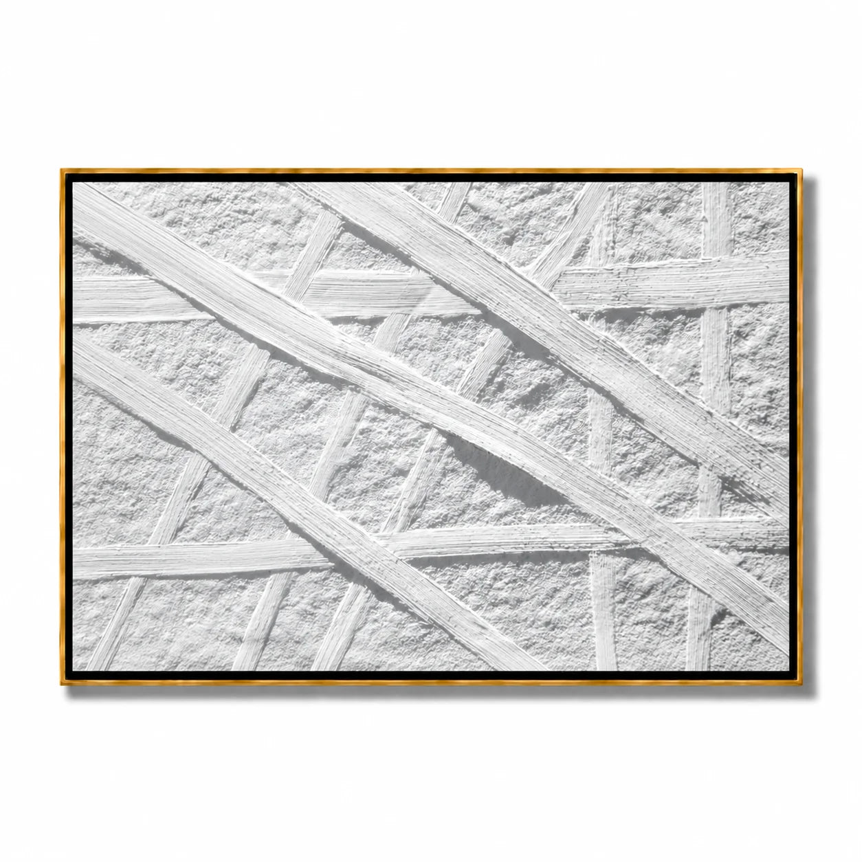 Minimalist White Textured Hand-Painted Oil Painting, Abstract Impasto Wall Art for Modern Neutral Home Decor#OA 0988