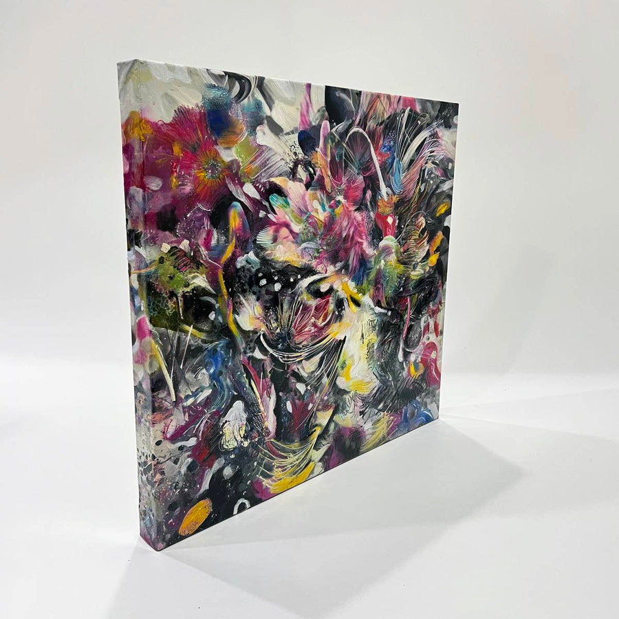 Fleeting Light of Three Thousand Mile (23''x 23''/ 60 x 60 CM/Frameless Stretched)