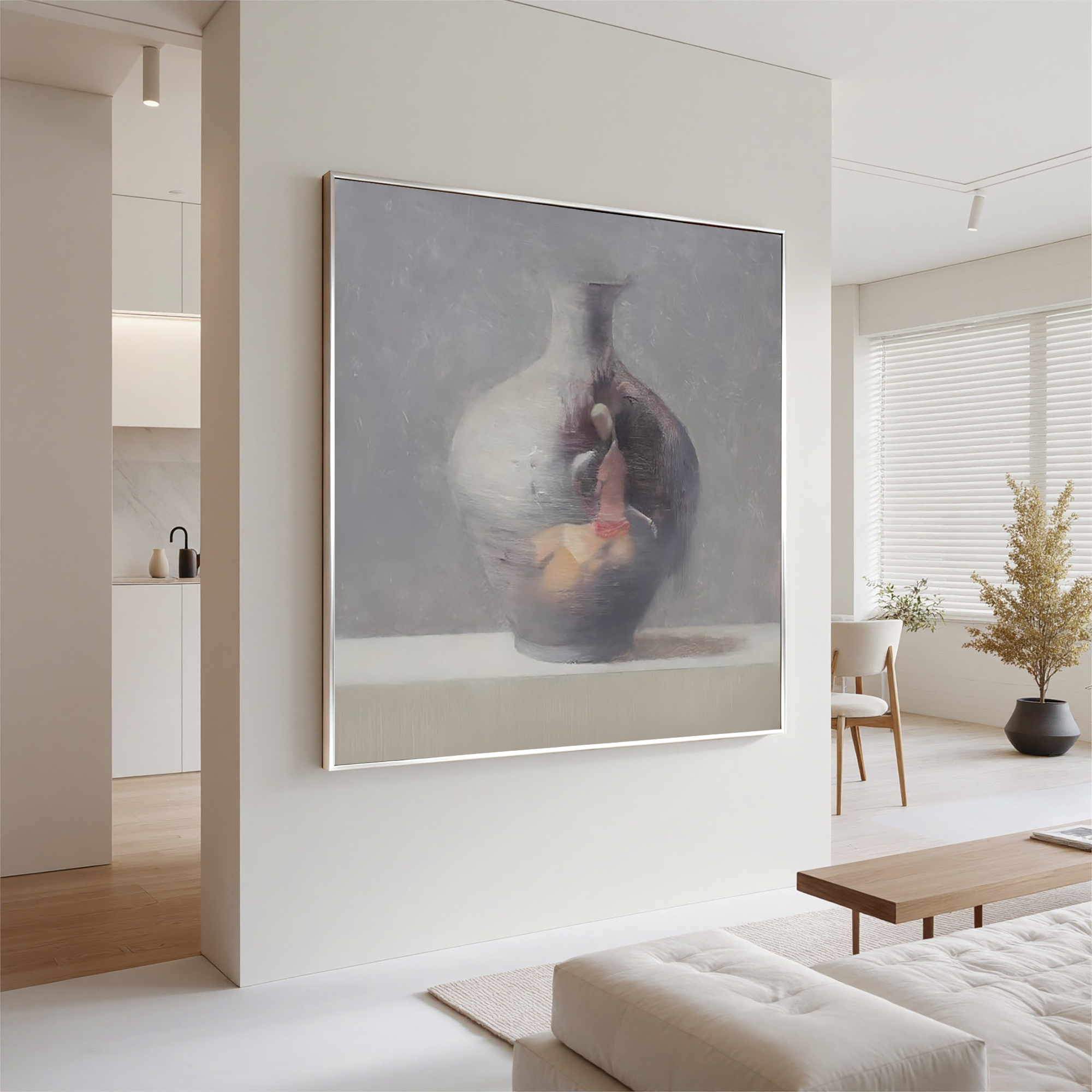 Abstract Vase Still Life-Modern Abstract Vase Still Life Wall Art