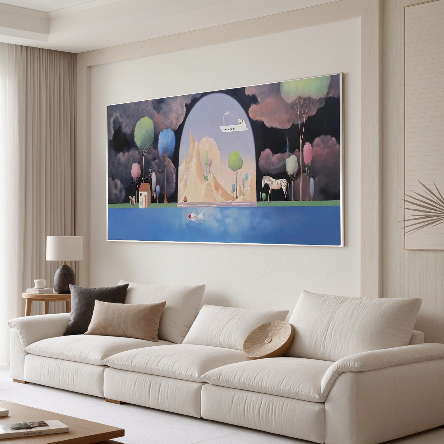 Dream Gate Landscape-Surreal Dream Gate Landscape Wall Art
