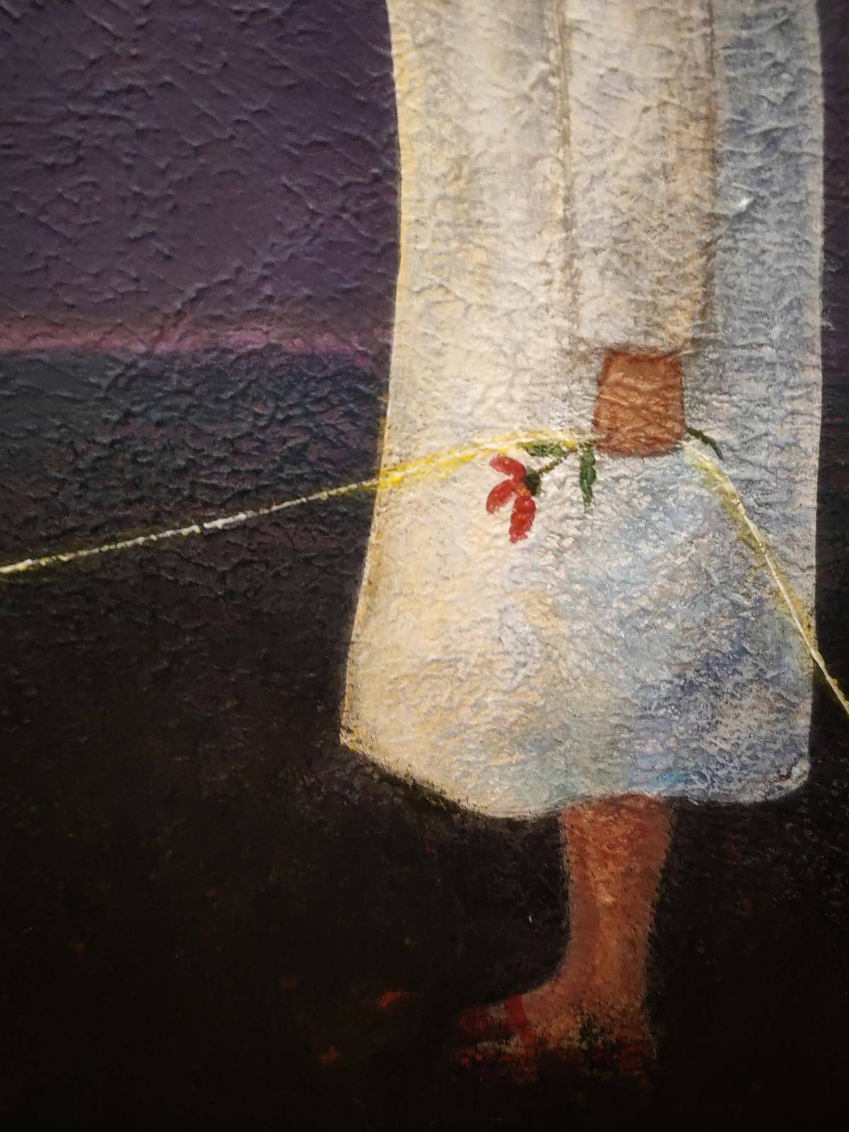 The Inner Giant-Child（40''x 40''/ 100 x 100 CM/Stretched + Wooden Frame)